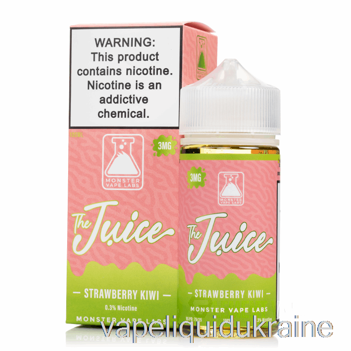 Vape Liquid Ukraine Strawberry Kiwi - The Juice - 100mL 6mg